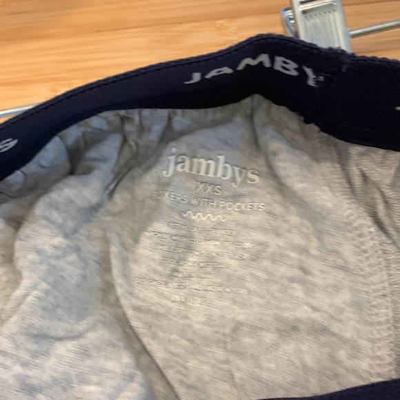 Women’s gray Jambys pajama shorts - Picture 3 of 4